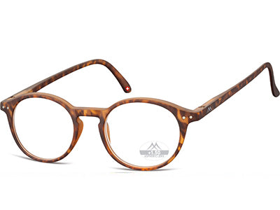 Ochelari de citit Montana HMR65A +3.00, Turtle, 49-20-145 din acetat, femei, rotund + husa