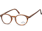 Ochelari de citit Montana HMR65A +1.00, Turtle, 49-20-145 din acetat, femei, rotund + husa