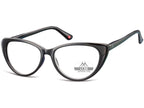 Ochelari de citit Montana HMR64 +2.00 2024, black, din Acetat, femei, cat eye + husa
