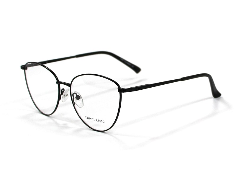 Rama Optica Top Classic TP8997 C1 Blk metal,femei,cat eye