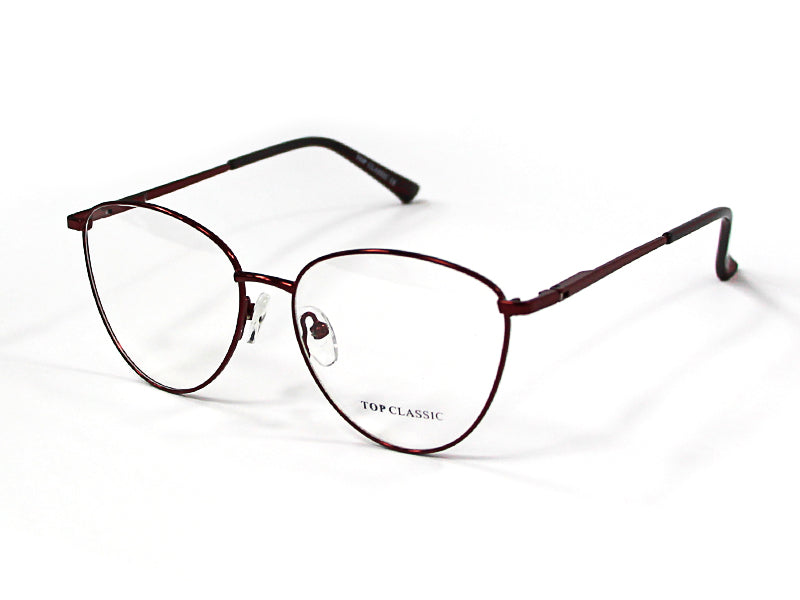 Rama Optica Top Classic TP8997 C3 Wine metal,femei,cat eye