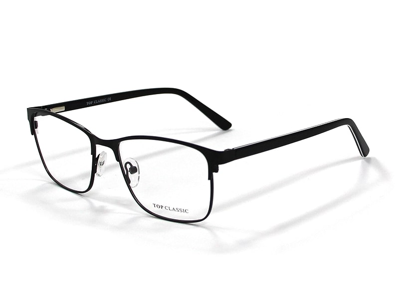 Rama Optica Top Classic TP9054 C1, 53-18-140, black, din Metal, p/u barbati