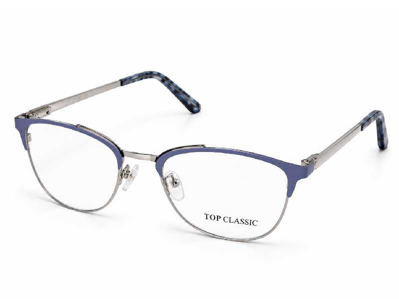 Rama optica Top Classic TP4513 C4, 51-18-140, blue, 2025, din Metal, p/u femei